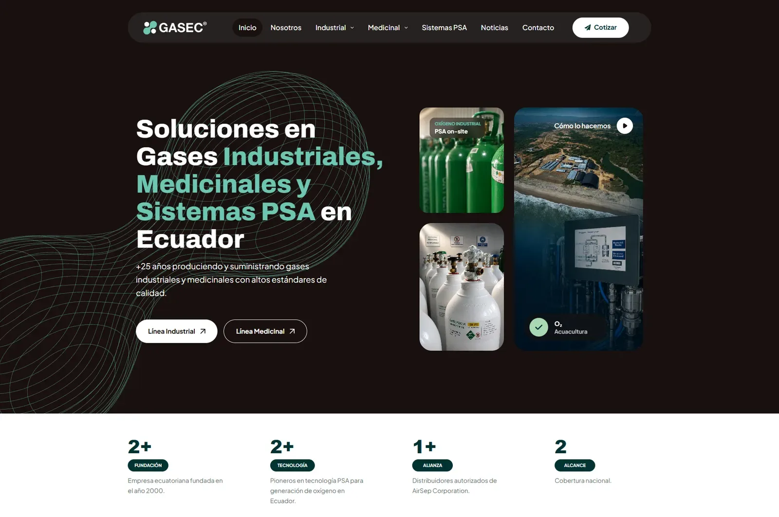 GASEC: rediseño web, SEO y seguridad que le ahorró miles de dólares